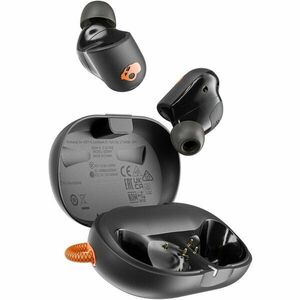 Casti In-Ear Skullcandy Sesh ANC Active, True Wireless, Bluetooth, Multipoint, IP67, Black/Orange imagine