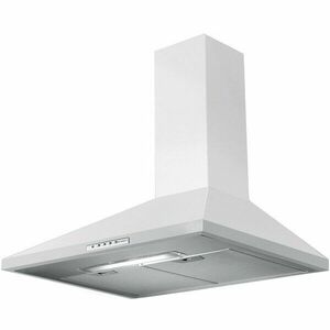 Hota decorativa Faber VALUE PB W A60, Putere de absorbtie 430 mc/h, 1 motor, Iluminare LED, 60 cm, Alb imagine