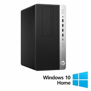 Calculator Refurbished HP ProDesk 600 G4 Tower, Intel Core i5-8500 3.00GHz, 8GB DDR4, 256GB SSD + Windows 10 Home imagine