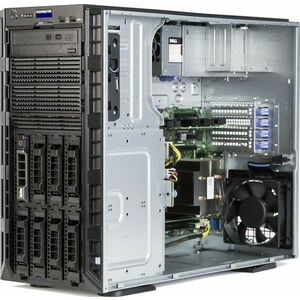 Server Refurbished Dell PowerEdge T330 Tower, 1 x Intel Quad Core Xeon E3-1220 V6 3.00 - 3.50GHz, 8GB DDR4 ECC Unbuffered, 2 x HDD 6TB SAS/7.2k, CD-ROM, RAID PERC H330 SATA/SAS, RAID 0, 1, 5, 10, 50, iDrac8 Basic, 2 X PSU 495W imagine