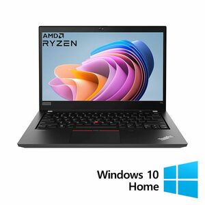 Laptop Refurbished LENOVO ThinkPad T14 Gen 1, AMD Ryzen 5 Pro 4650U 2.10 - 4.00GHz, 16GB DDR4, 512GB SSD, 14 Inch Full HD Touchscreen, Webcam, Tastatura US + Windows 10 Home imagine