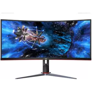 Monitor LED AOC CU34G2X/BK 34" Curbat 1ms 4K Negru imagine