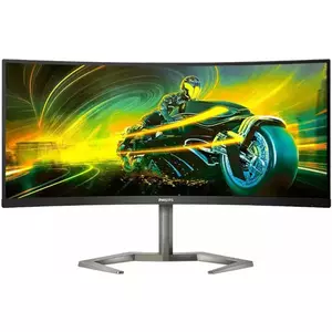 Monitor LED Philips 34M1C5500VA 34" Curbat UWQHD 1ms Negru imagine