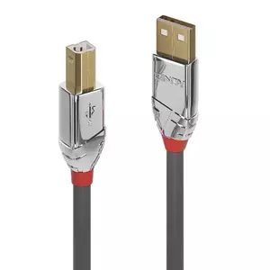 Cablu Lindy 36643 USB 2.0 Type A to B Cromo Line 3m imagine