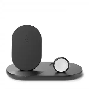 Incarcator Wireless Charger Belkin WIZ016vfBK 3-in-1 pentru dispozitive Apple Black imagine