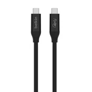 Cablu Belkin Connect USB4 100W + 40Gbps 0.8m Black imagine