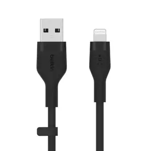 Cablu Belkin BoostCharge Flex USB-A to Lightning 1m Black imagine