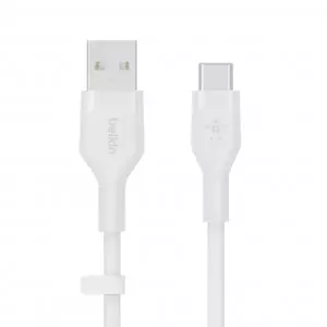 Cablu Belkin BoostCharge Flex USB-C to USB-A 15W 1m White imagine