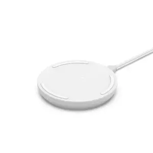 Incarcator Wireless Charging Pad Belkin WIA001btWh 10W Nu include adaptor AC White imagine