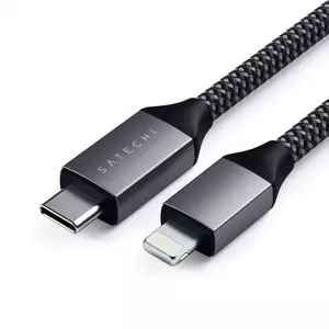 Cablu Satechi ST-TCL18M USB-C - Lightning 1.8m Grey imagine