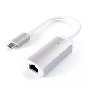 Adaptor Satechi ST-TCENS USB-C - Gigabit Ethernet Silver imagine