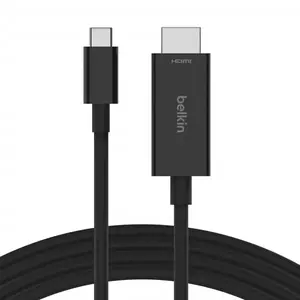 Cablu Belkin Connect USB-C to HDMI 2.1 2m Black imagine