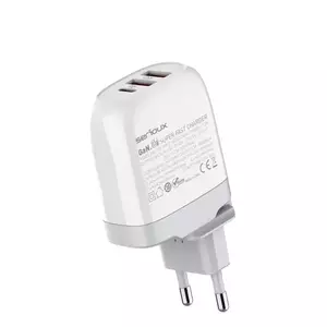 Incarcator retea Serioux QC65W 65W Quick Charge GaN 2x USB-A USB-C White imagine