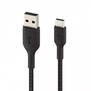 Cablu Belkin BOOST BoostCharge USB-C to USB-A Braided 3m Black imagine