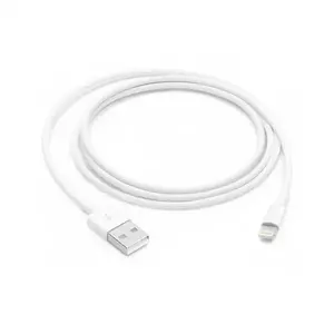 Cablu Apple MUQW3ZM/A USB-A - Lightning Cable 1m White imagine