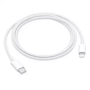 Cablu Apple MUQ93ZM/A USB-C - Lightning Cable 1m White imagine