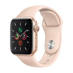 Apple Watch Series 5 2019, GPS, Aluminium 44mm N/A Gold Foarte bun imagine