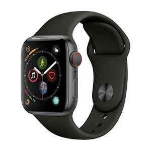 Apple Watch Series 4 2018, GPS + Cellular, Aluminium 44mm N/A Space Black Bun imagine