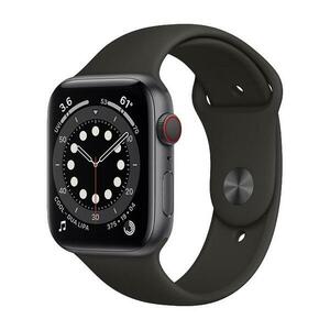 Apple Watch Series 6 2020, GPS + Cellular, Aluminium 44mm N/A Space Gray Bun imagine