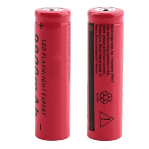 Set 2 Acumulatori 18650 3, 7V MMC 6800 mAh Li ion Reincarcabil imagine