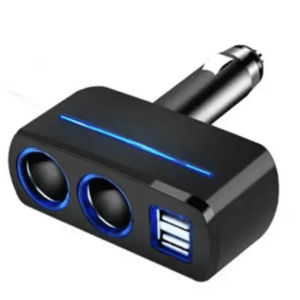 Adaptor priza dubla USB Q T178 pentru bricheta auto imagine