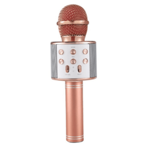 Microfon Karaoke WS 858 cu bluetooth si boxa incorporata imagine