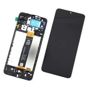 Display Samsung Galaxy A12 A127 Nacho cu Rama Display Black Negru imagine