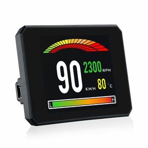 Sistem Monitor Auto Techstar P16 OBD2 HUD, Afisaj Head-Up Display pentru Monitorizare Viteza, RPM si Performanta Auto imagine