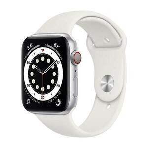 Apple Watch Series 6 2020, GPS + Cellular, Aluminium 40mm N/A Silver Foarte bun imagine