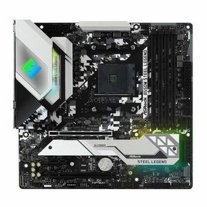 Placa de baza ASROCK B550M STEEL LEGEND, AMD B550, AM4, mATX imagine