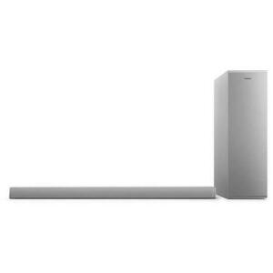 Soundbar Philips TAB6405/10, 2.1, 140 W, Subwoofer wireless, Bluetooth (Argintiu) imagine