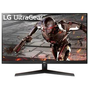 Monitor Gaming VA LED LG 31.5inch 32GN600-B, QHD (2560 x 1440), HDMI, DisplayPort, 165 Hz, 1 ms (Negru/Rosu) imagine