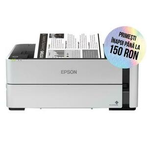 Imprimanta Epson EcoTank M1170, inkjet, A4, 20ppm, Wi-Fi, USB, Retea, Duplex (Alb) imagine