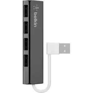 Hub Belkin extra subtire pentru calatorie, 4 porturi USB 2.0 imagine