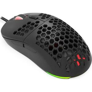 Mouse Krux Galacta, 10000 DPI, USB (Negru) imagine