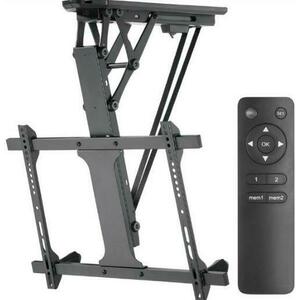 Suport Tavan Maclean MC-880, Electric, 32inch-70inch, 35 Kg (Negru) imagine