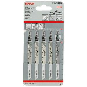 Set 5 bucati Panza fierastrau vertical Bosch T 101 BR pentru lemn imagine