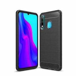 Husa pentru Huawei P30 lite, OEM, Carbon, Neagra imagine