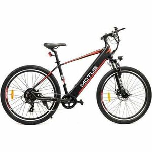 Bicicleta electrica Motus MTB MOTMTB001, 27, 5inch, 48 cm, 25 km/h, 65 km (Negru) imagine