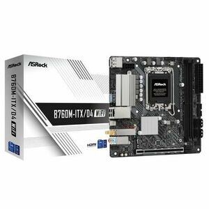 Placa de baza ASRock B760M-ITX/D4 WIFI, Mini-ITX, Socket LGA 1700, Intel B760 imagine