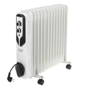 Calorifer electric cu ulei Adler, 2500 W, 13 elementi (Alb) imagine