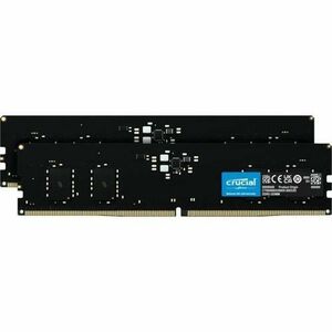 Kit memorii RAM Crucial, Dual Channel, 2x8GB, DDR5, Negru imagine