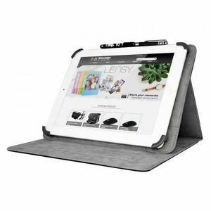 Husa TnB Travel, pentru tablete de 10inch + Stylus (Negru/Gri) imagine