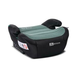 Inaltator auto pentru copii Lorelli Matador Green Pine, Isofix, i-Size, 6-12 ani, 125-150 cm, 22-36Kg, certificat R129 imagine