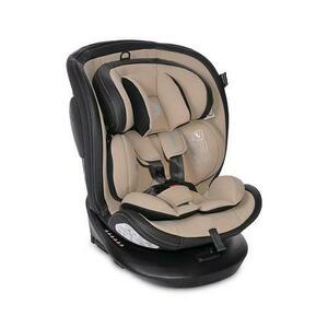 Scaun auto pentru copii Lorelli Aviator Beige, Isofix, i-Size, 0 Luni-12 Ani, 40-150 cm, certificat R129, baza rotativa 360 grade, reglabil, sistem protectie impact lateral, sistem antibasculare imagine