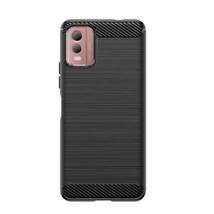 Husa pentru Nokia C32, OEM, Carbon, Neagra imagine