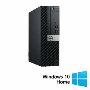 Calculator Sistem PC Refurbished DELL OptiPlex 5060 SFF, Intel Core i3-8100 3.60GHz, 8GB DDR4, 256GB SSD + Windows 10 Home imagine