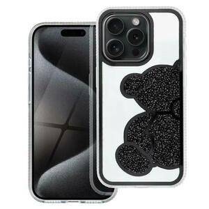 Husa pentru Apple iPhone 11, OEM, Teddy Bear, Neagra imagine