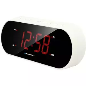 Radio cu ceas Blaupunkt CR6WH, FM radio, Dual Alarm, Alb imagine