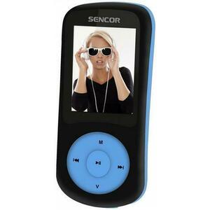 MP4/MP3 Player Sencor SFP 5870 BBU, LCD 1.8inch, Radio FM, 8GB Flash (Negru/Albastru) imagine